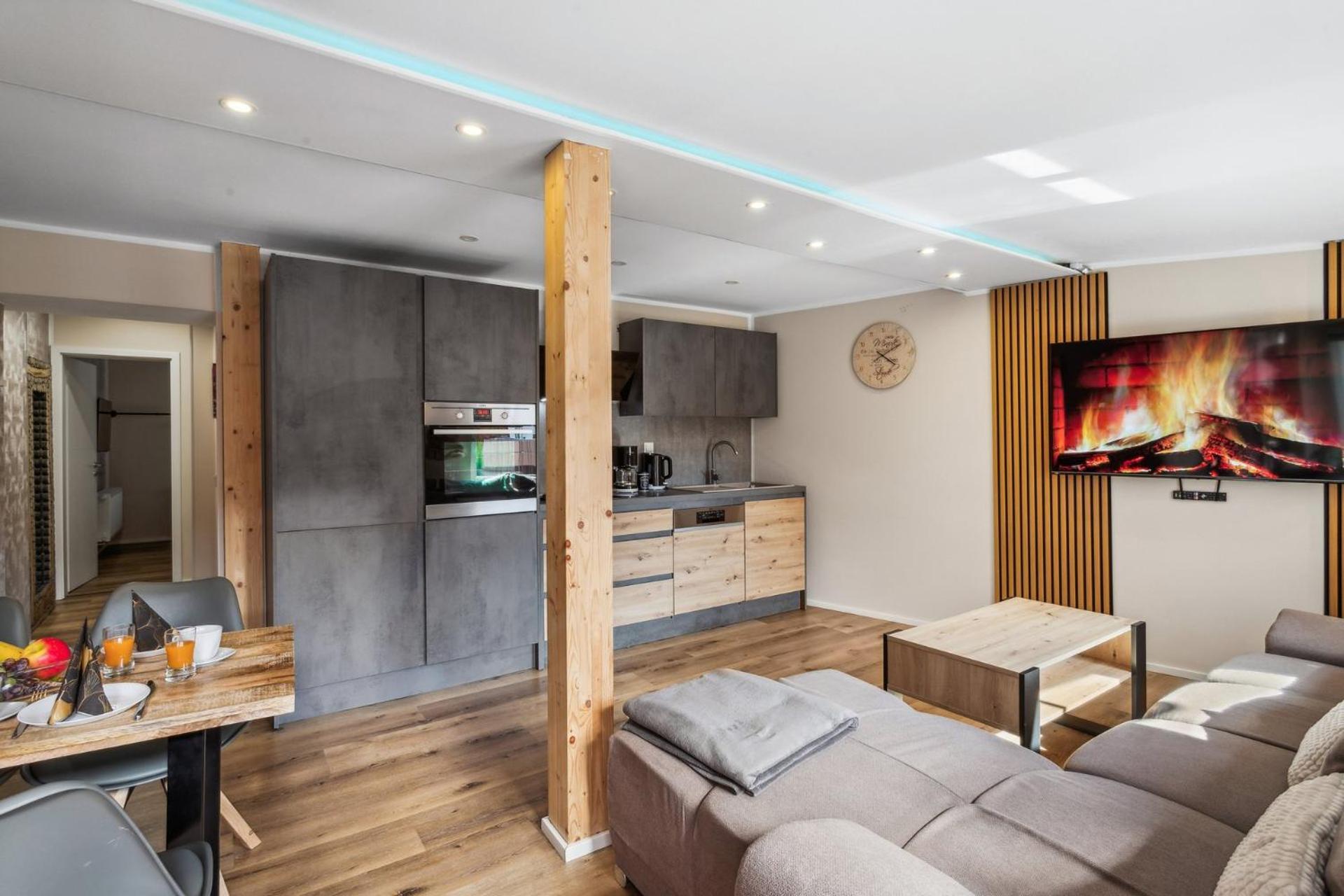 Apartment Harzlounge Center Thale - Grill & Garden Exterior foto