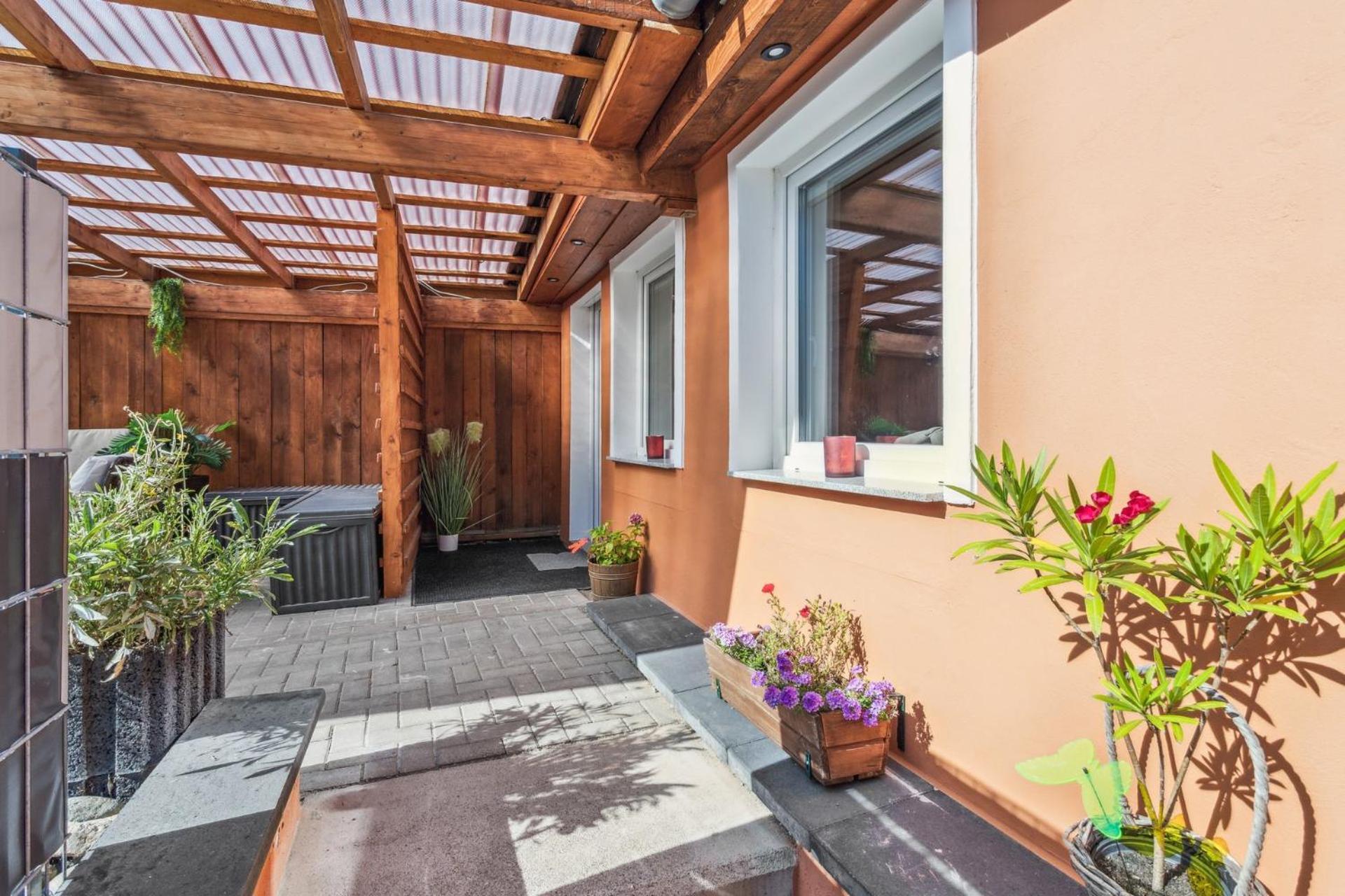Apartment Harzlounge Center Thale - Grill & Garden Exterior foto